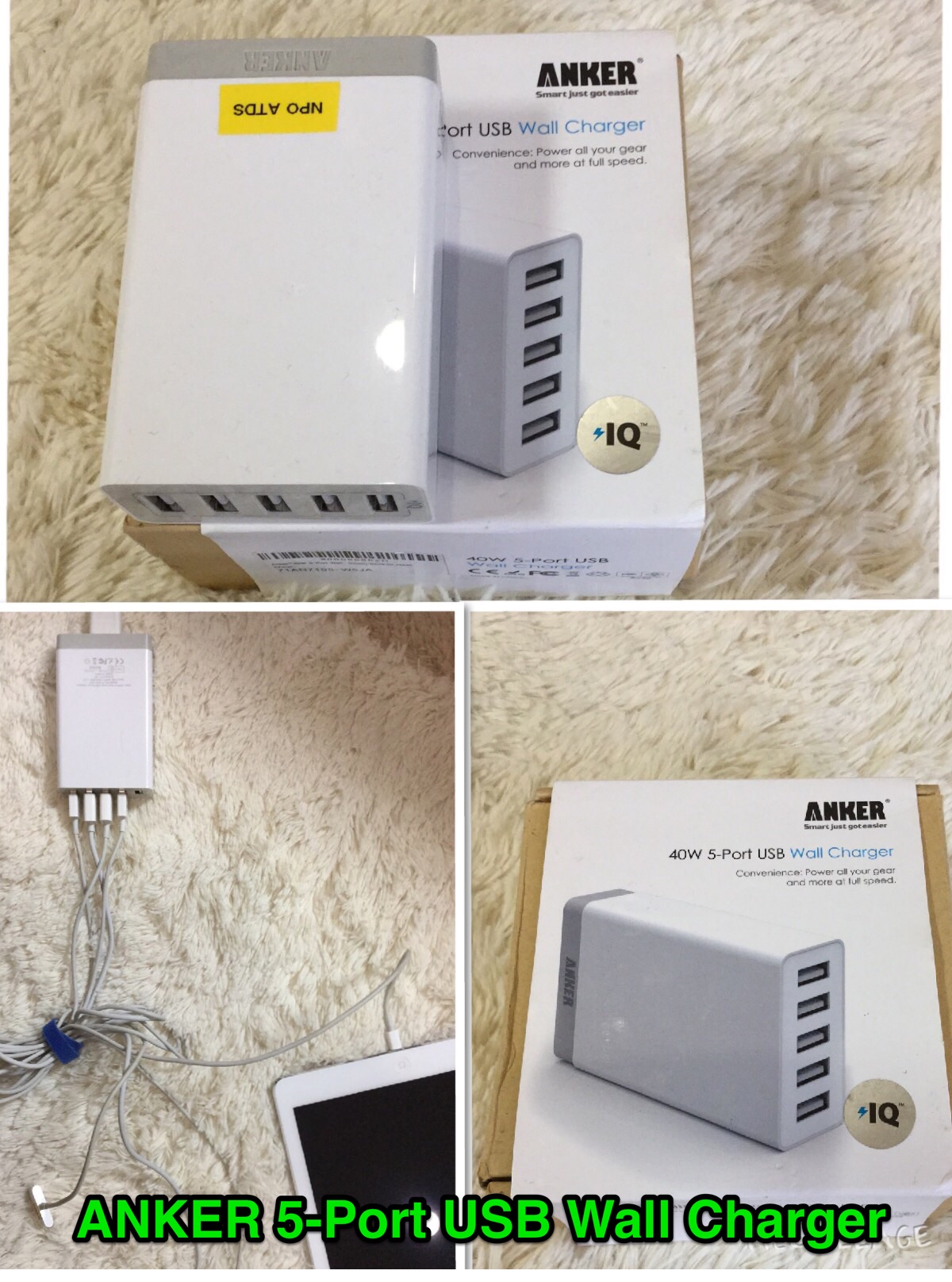 ANKER 5-Port USB Charger画像